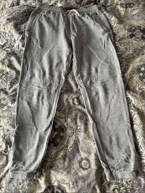Mini Mioche Cozy Adult Joggers in Heather Grey